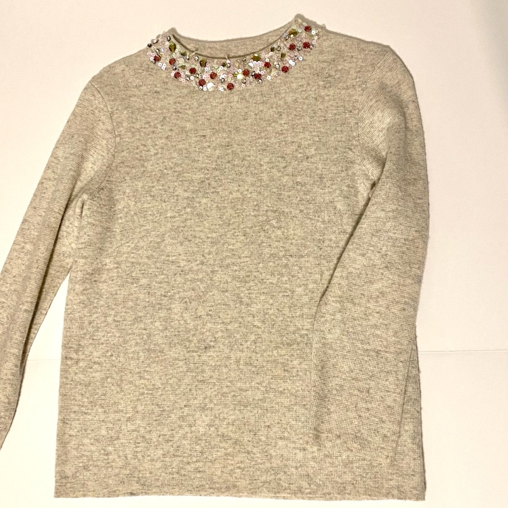J Crew Sweater with Sequins